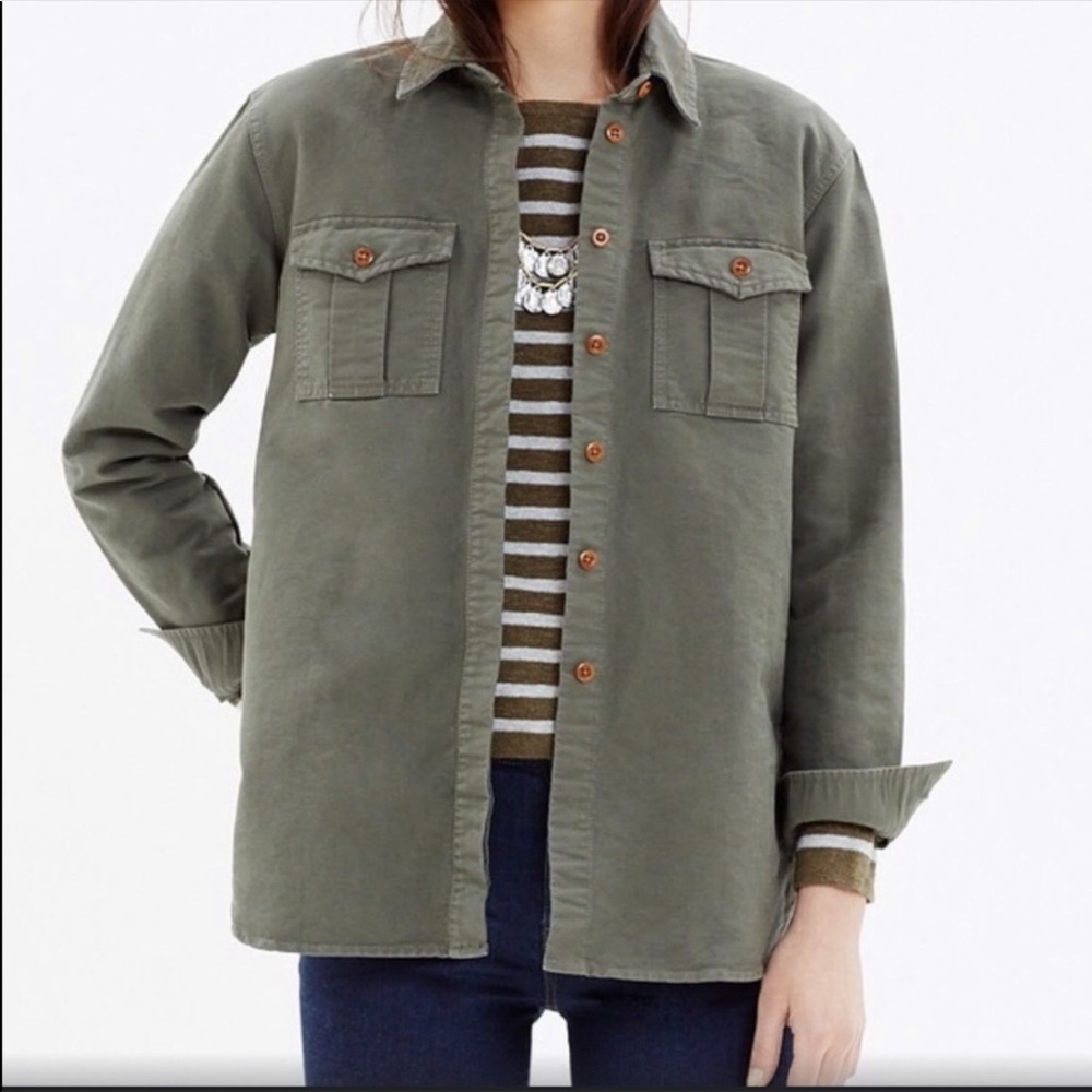 NWOT Madewell Fieldbound Cargo Shirt Jacket
